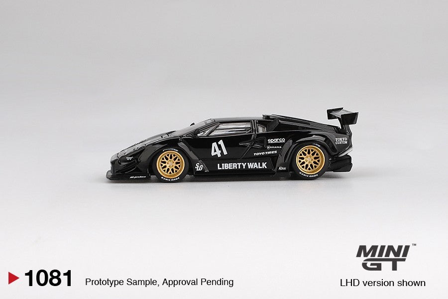 Mini GT  Lamborghini Countach LB-WORKS Black