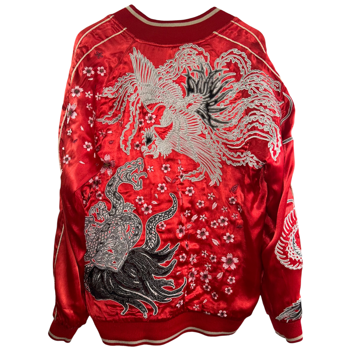 Miyabi Musubi "Shishin x Kingyo Ryūsui Reversible Sukajan Jacket