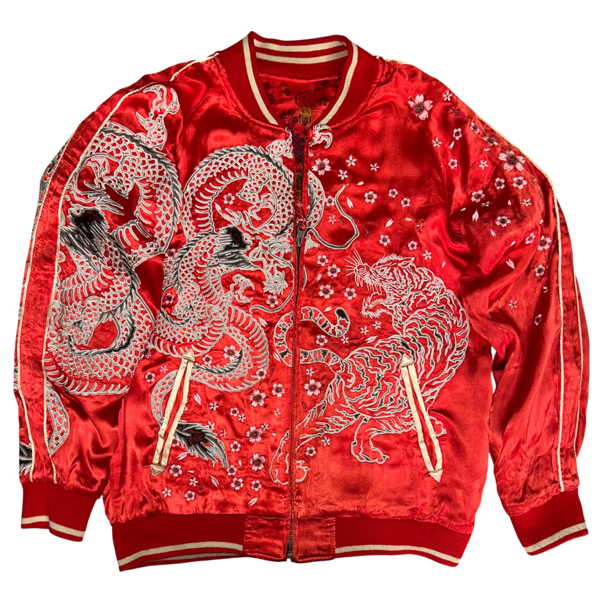Miyabi Musubi "Shishin x Kingyo Ryūsui Reversible Sukajan Jacket