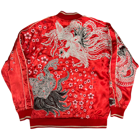 Miyabi Musubi "Shishin x Kingyo Ryūsui Reversible Sukajan Jacket