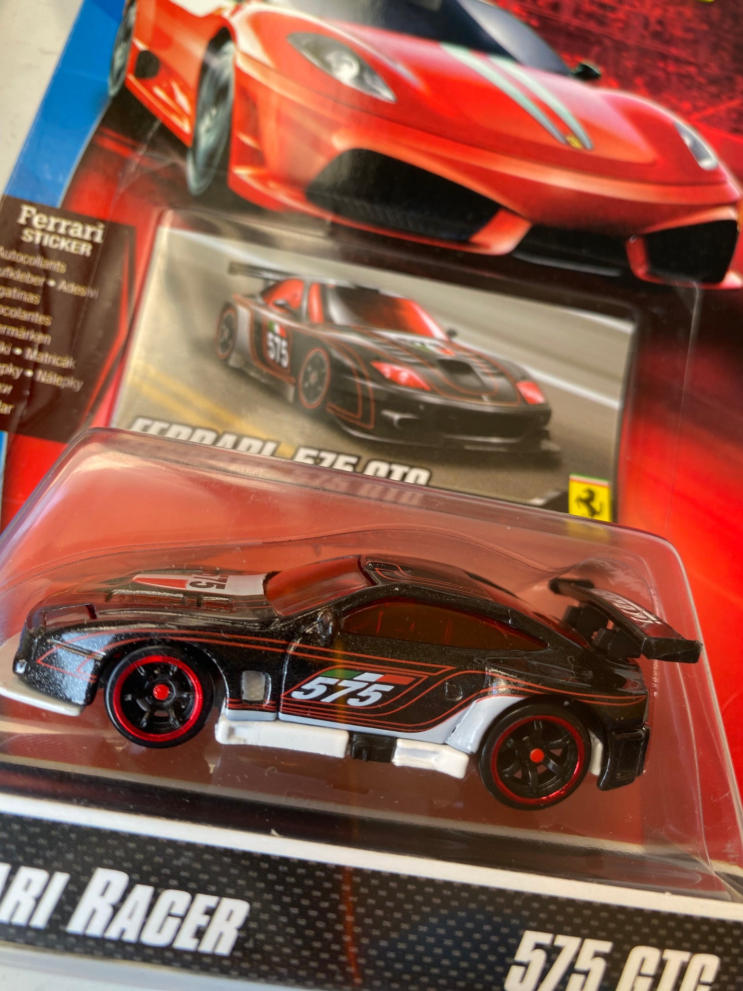 Hot Wheels Ferrari Racer 575 GTC  (2007) 1:64 Scale