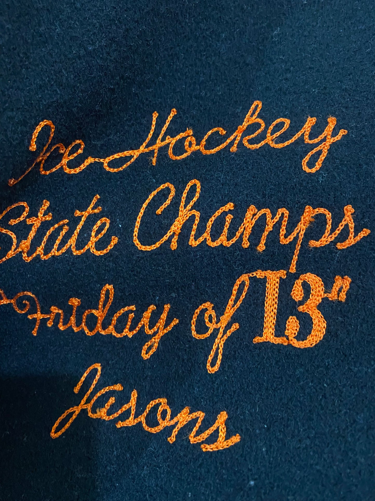 Style Eyes Friday 13th Hockey Varsity Jacket