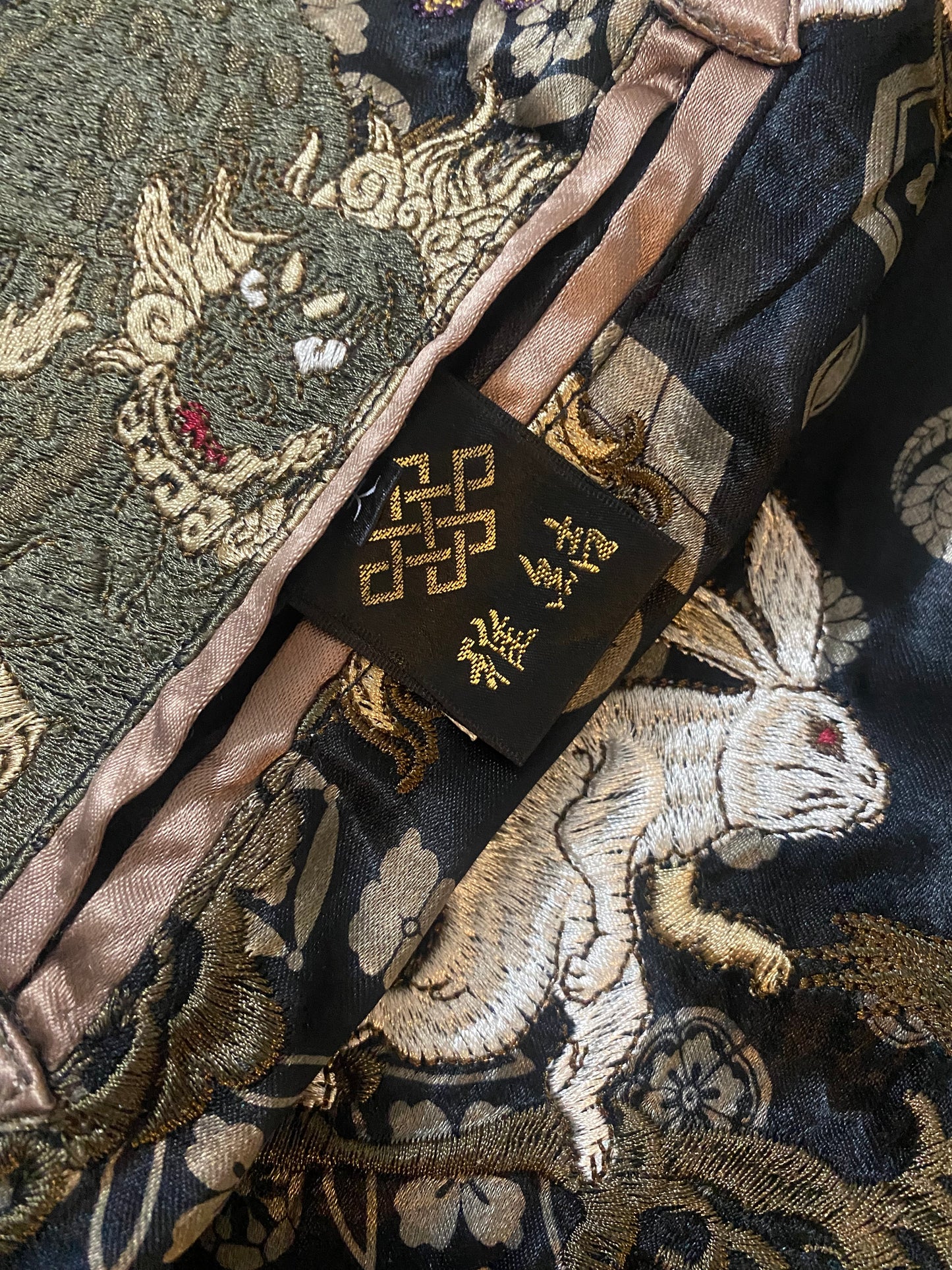 Miyabi Musubi (雅結) Dragon & Phoenix / Rabbits & Cranes Reversible Sukajan Jacket