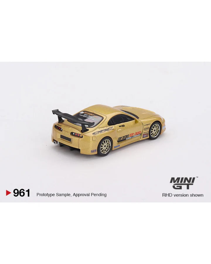 Mini GT Toyota Supra (A80) Top Secret GT-300 Gold