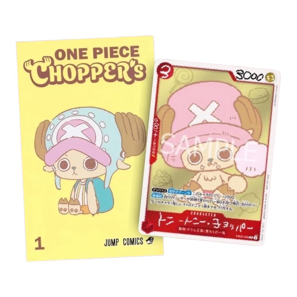 ONE PIECE Chopper's Volume 1 Magazine With Exclusive Promo Card {EB02-003}