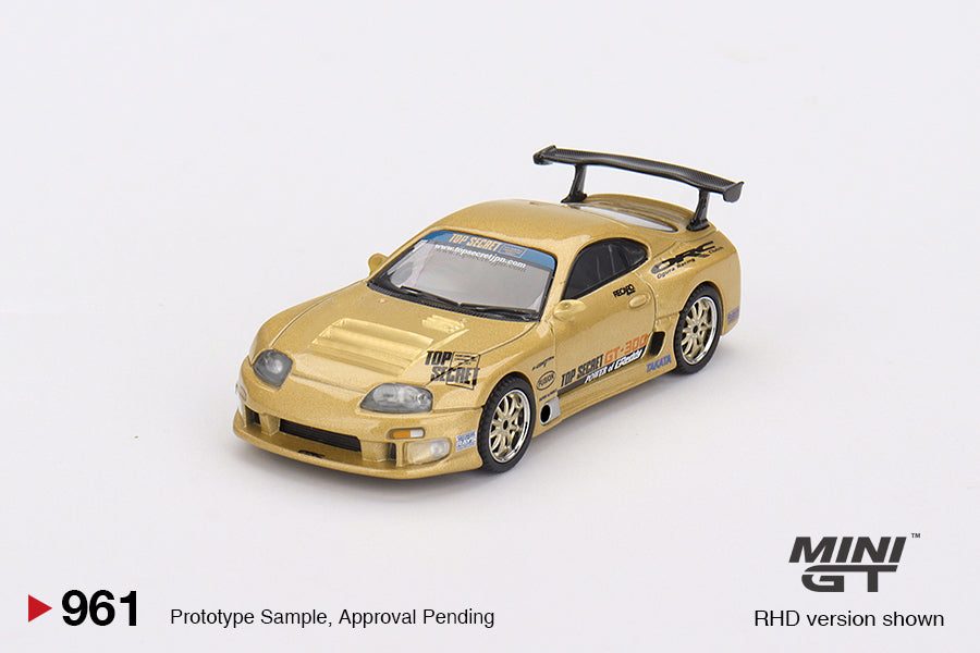 Mini GT  Toyota Supra (A80) – Top Secret GT-300 – Top Secret Gold