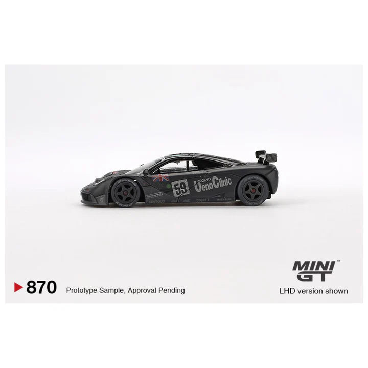 MiniGT McLaren F1 GTR #59 1995 Le Mans 24 hrs Winner Post-Race Weathered
