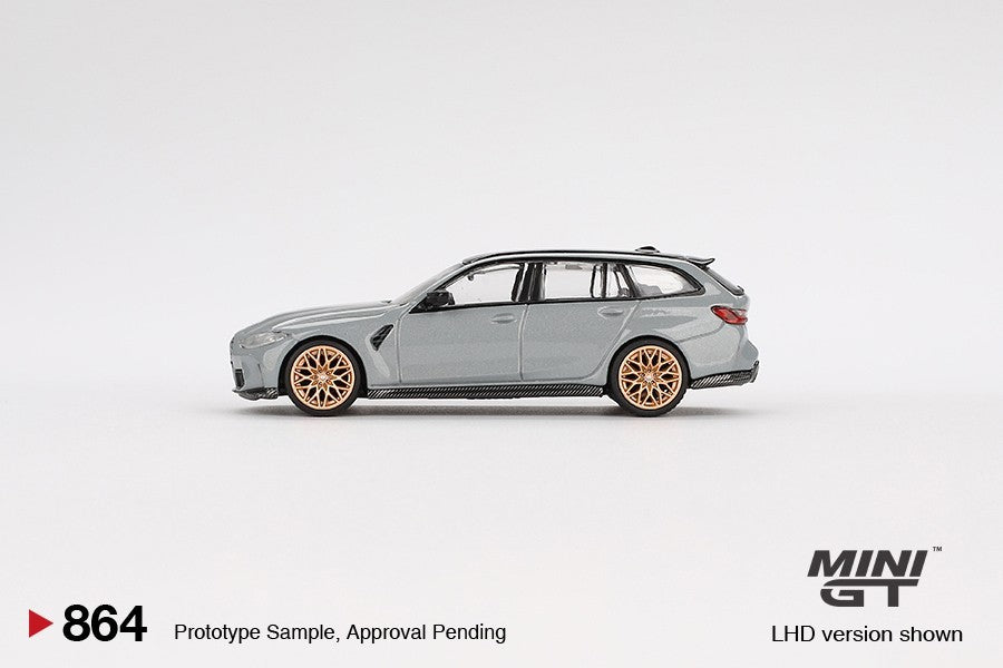 Mini GT  BMW M3 Competition Touring Brooklin Gray