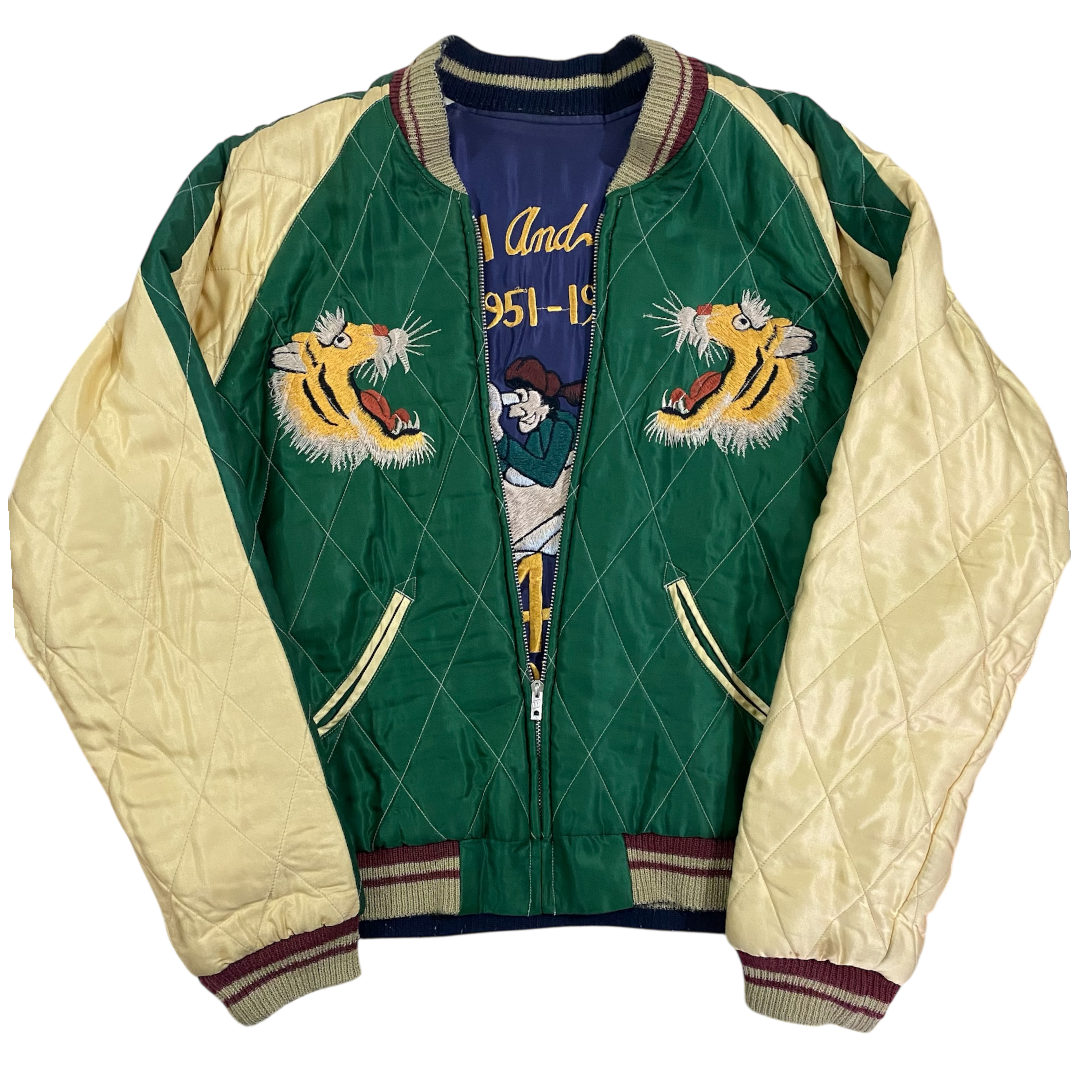 Tailor Toyo Tiger and Dragon /  45th Tactical Squadron Reversible Sukajan Jacket