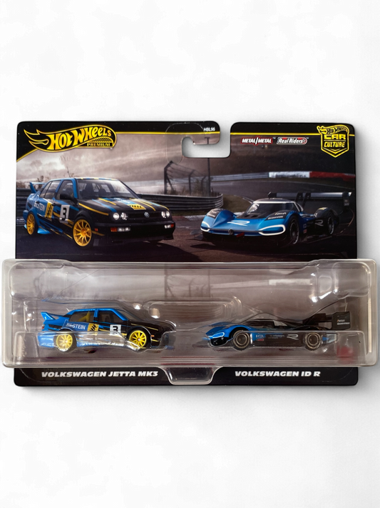 Hotwheels Car Culture 2-Pack: Volkswagen Jetta MK3 & Volkswagen ID R