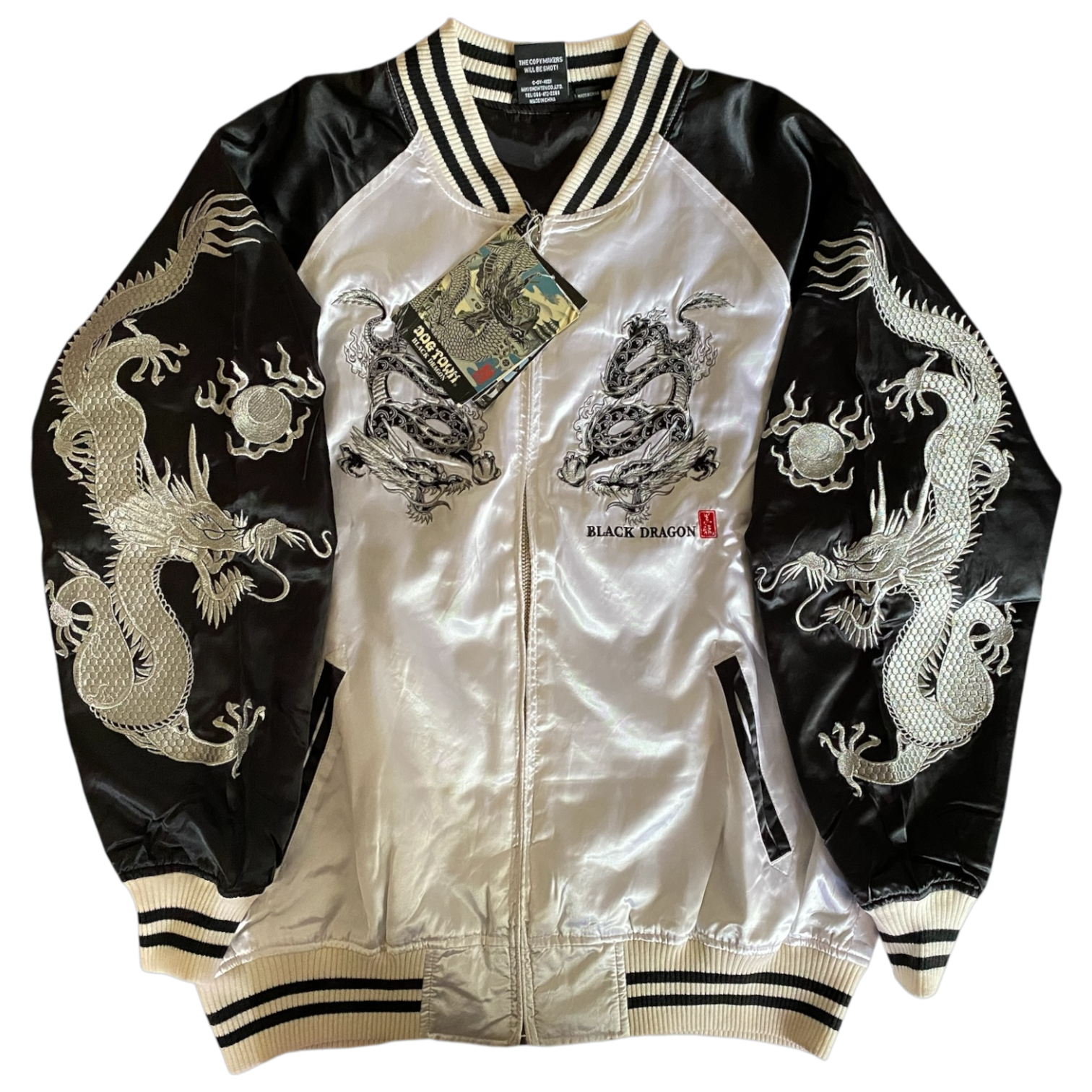 Dogtown Black Dragon Sukajan Jacket – Wheels and Dragons