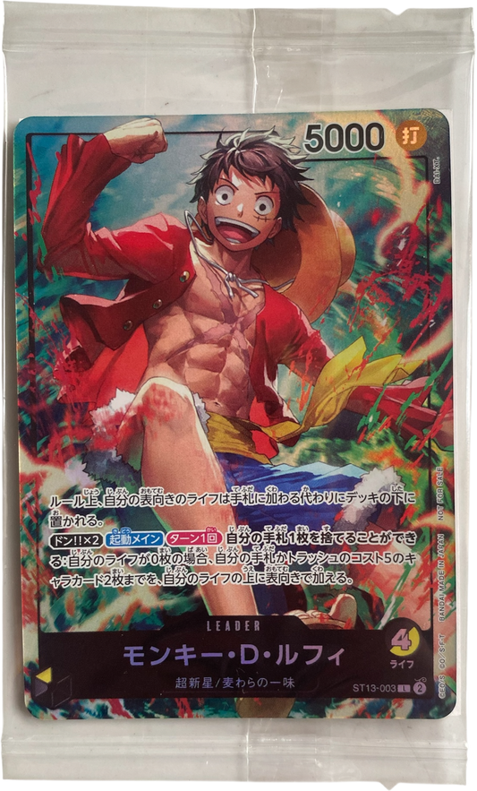 ONE PIECE  Monkey.D.Luffy ST13-003 Leader [PROMO]