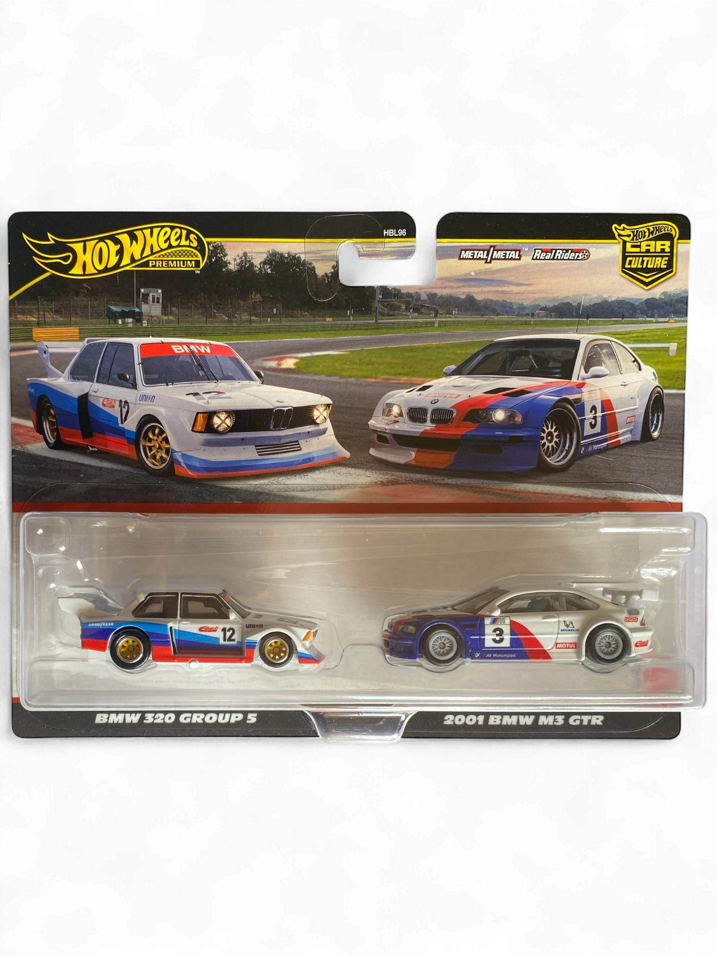 Hot Wheels Premium 2 Pack BMW 320 Group 5 / 2001 BMW M3 GTR