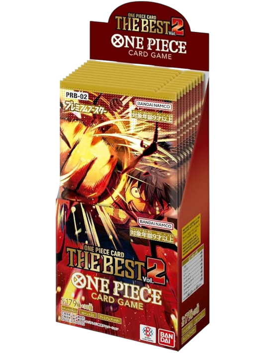 One Piece Card Game Booster Box The Best Vol. 2 (PRB-02) 2 Bonus PROMO Packs
