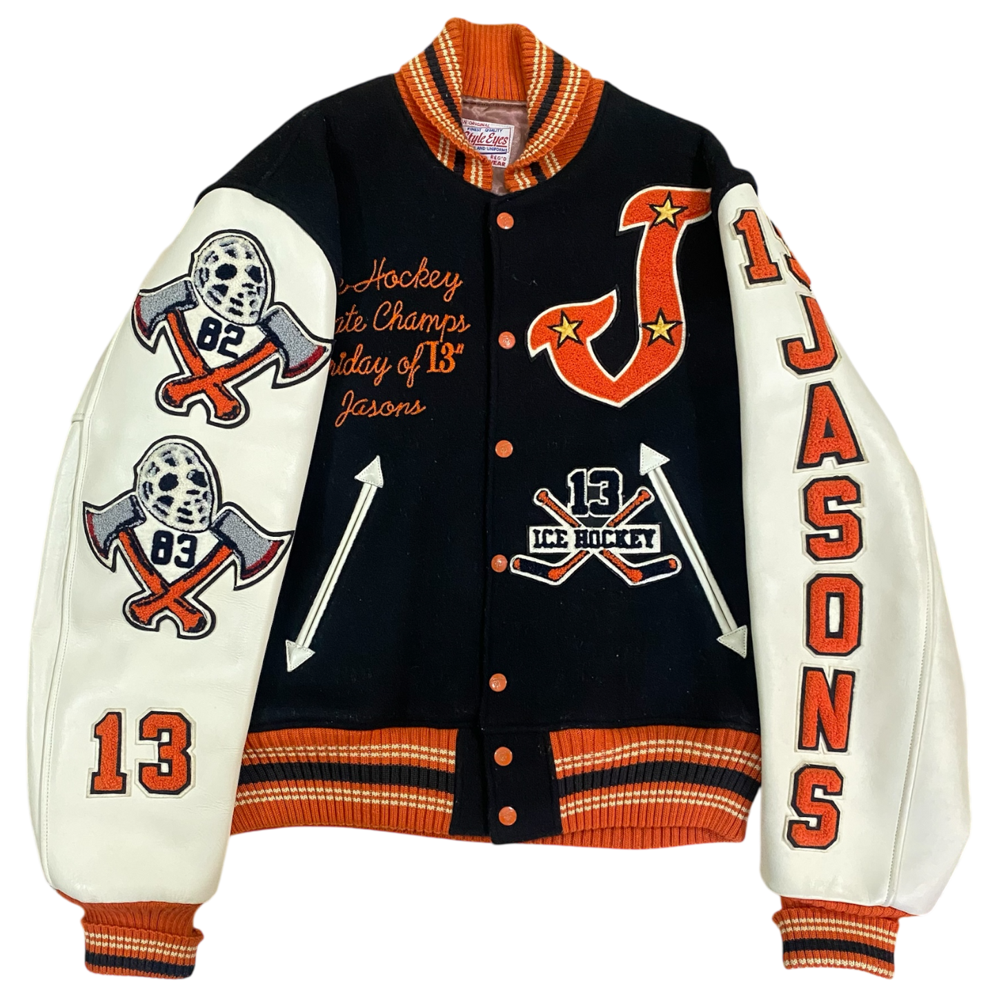Style Eyes Friday 13th Hockey Varsity Jacket