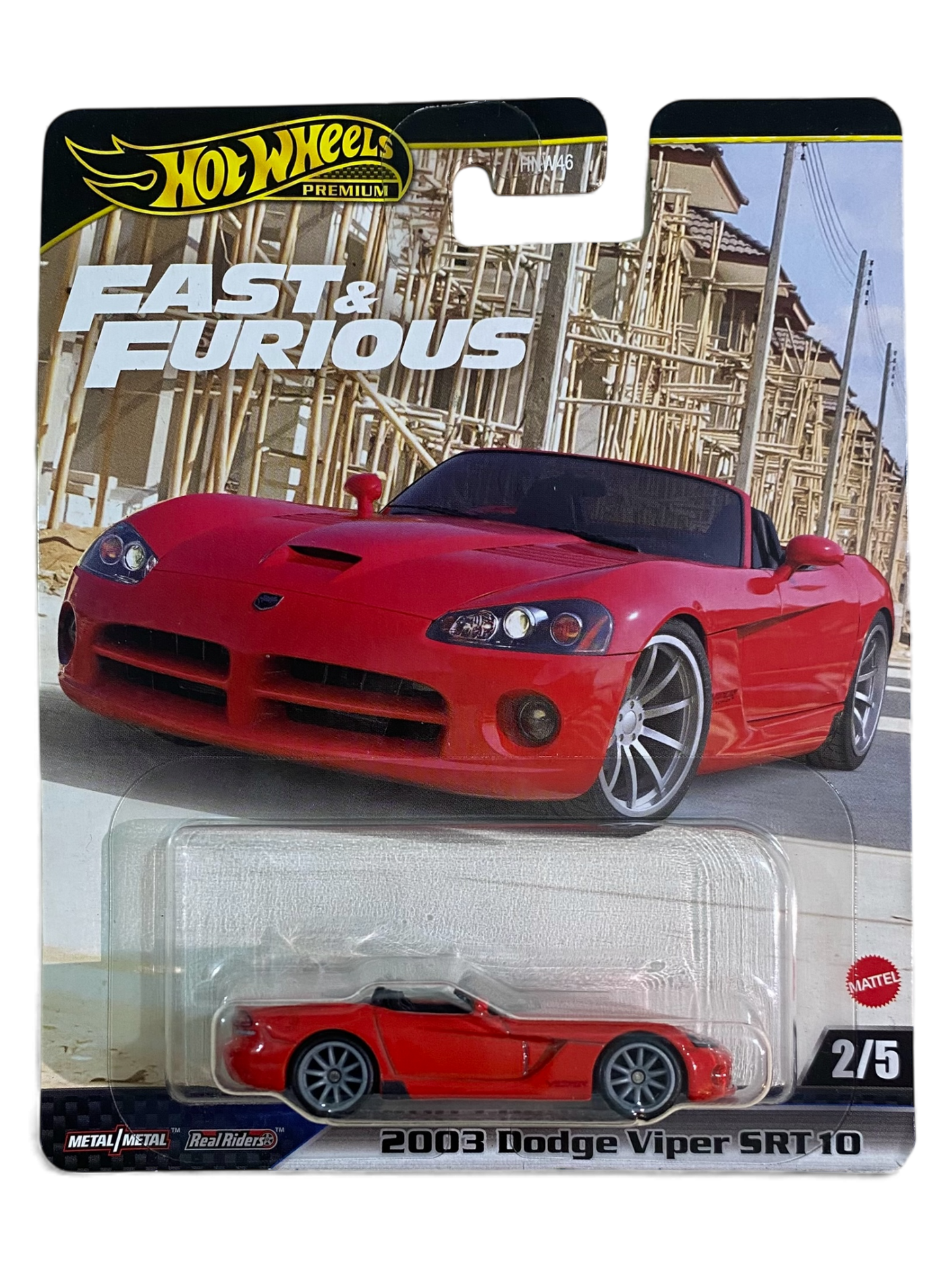 Hot Wheels Premium  2003 Dodge Viper SRT 10 (Fast & Furious: Tokyo Drift)