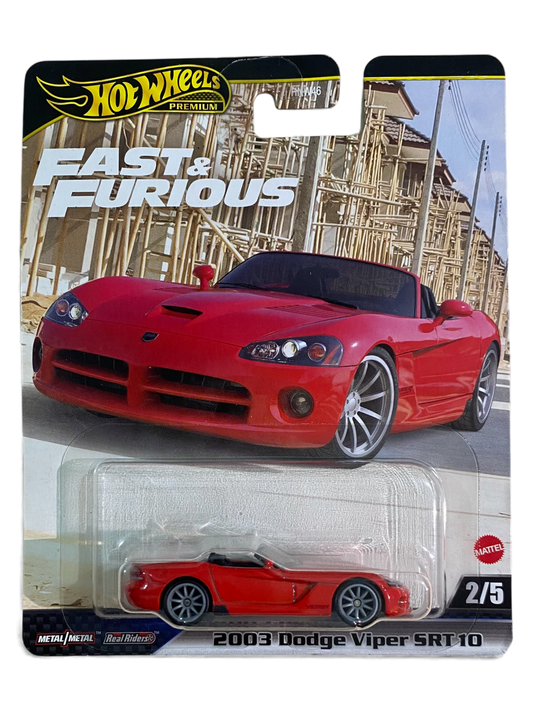 Hot Wheels Premium  2003 Dodge Viper SRT 10 (Fast & Furious: Tokyo Drift)