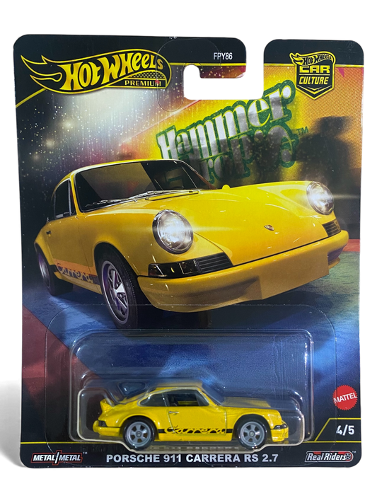 Hot Wheels Premium  Porsche 911 Carrera RS 2.7 (Hammer Drop)