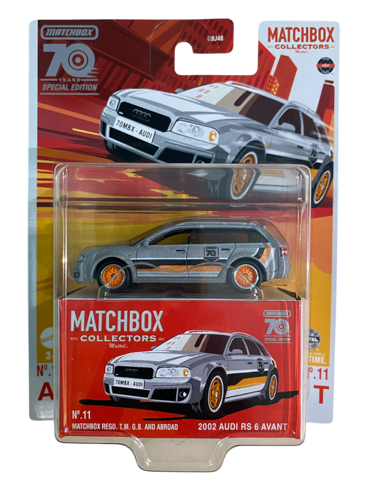 MatchBox Collectors  2002 Audi RS 6 Avant (70 Years Special Edition)
