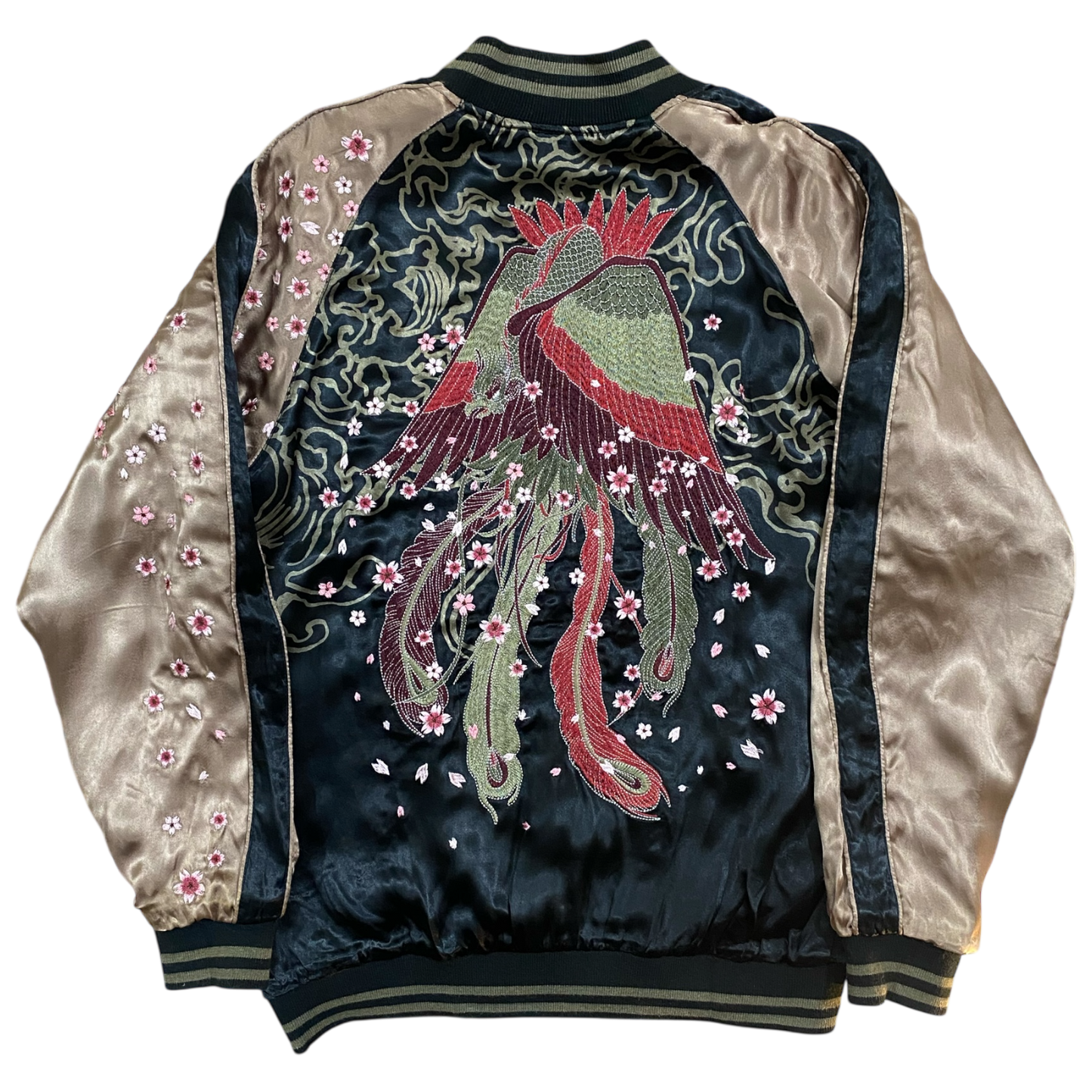 Miyabi Musubi (雅結) Dragon & Phoenix / Rabbits & Cranes Reversible Sukajan Jacket