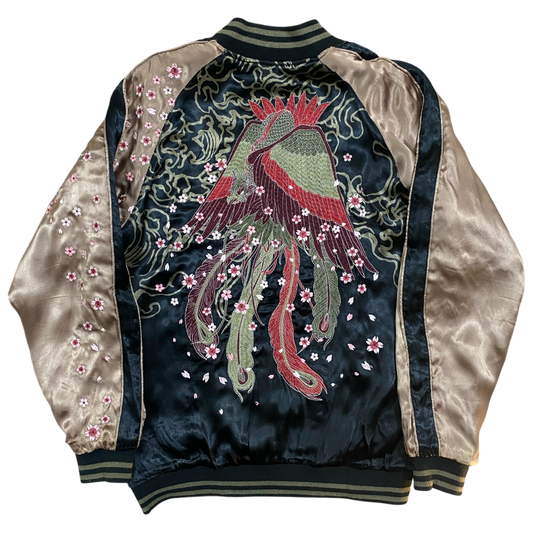 Miyabi Musubi (雅結) Dragon & Phoenix / Rabbits & Cranes Reversible Sukajan Jacket
