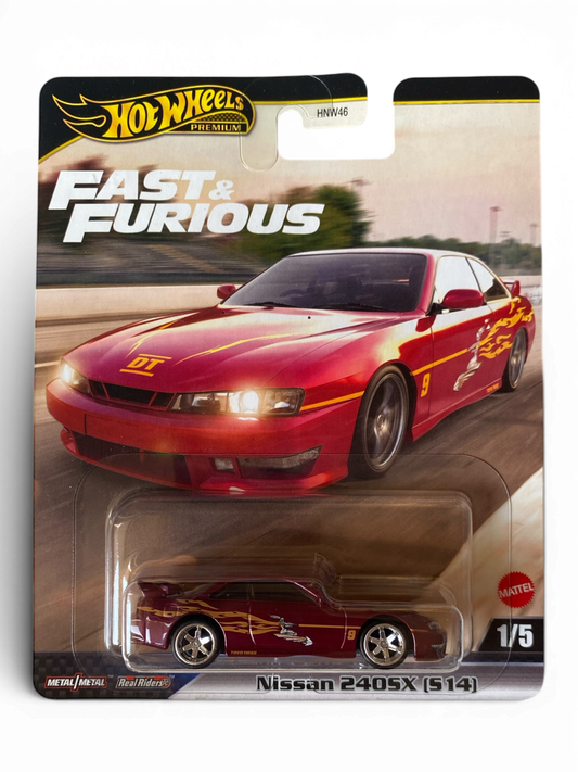 Hot Wheels Premium  Nissan 240SX (S14) (Fast & Furious 1)
