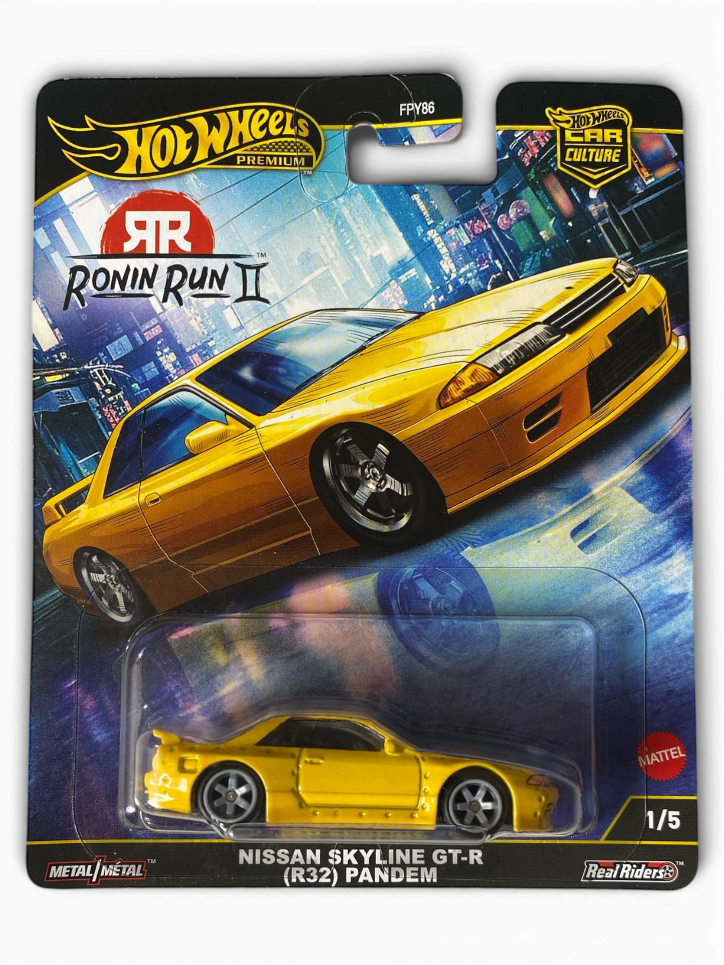 Hot Wheels Premium  Nissan Skyline GT-R (R32) Pandem (Ronin Run 2)