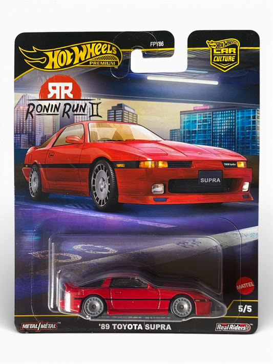Hot Wheels Premium ‘89 Toyota Supra  (Ronin Run 2)
