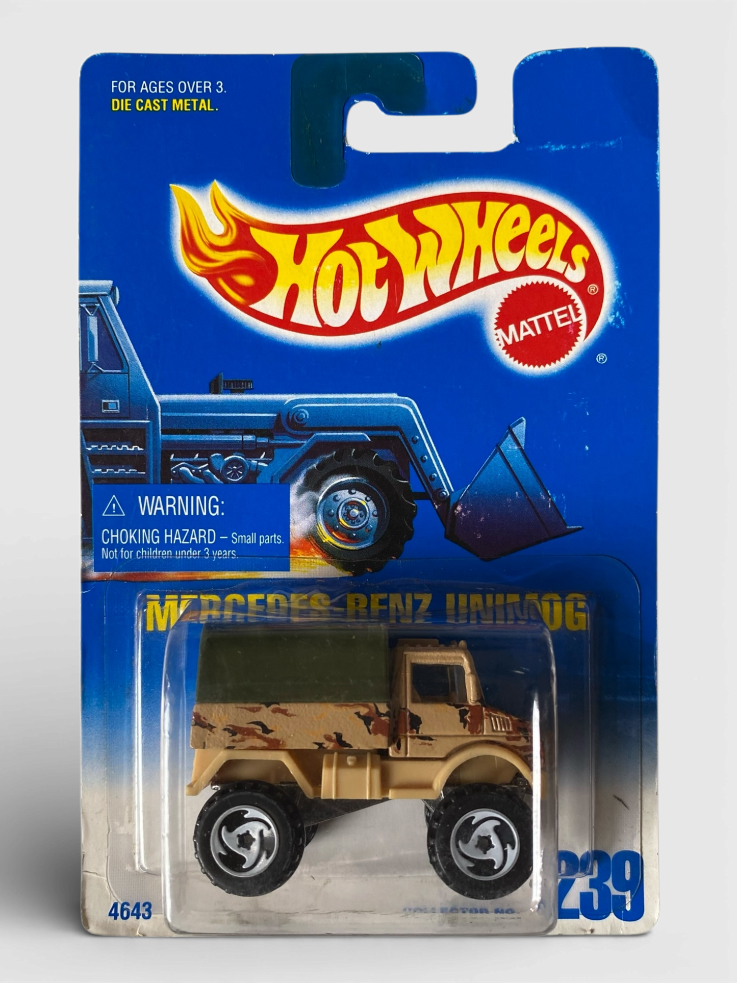 Hot Wheels Mercedes Mercedes-Benz Unimog (metal/metal) Vintage: 1991