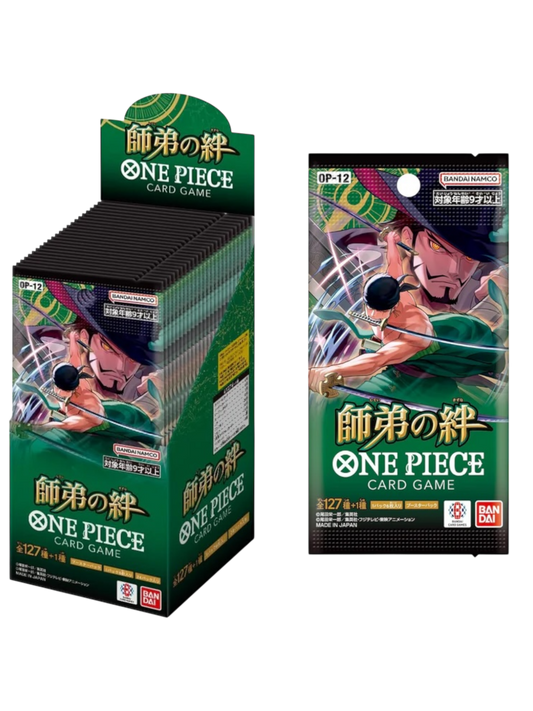 One Piece Card Game - Master and Student Bonds [OP-12] (Box)