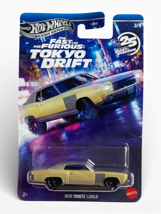 Hot Wheels Silver Series 1970 Monte Carlo Fast & Furious Tokyo Drift
