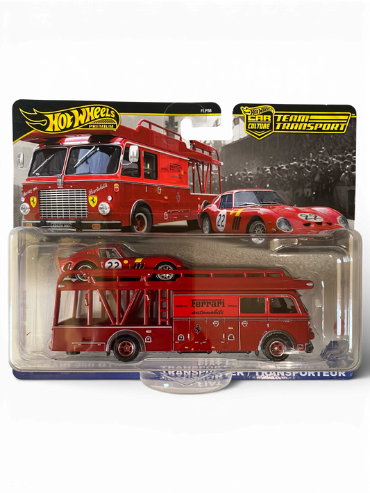 Hot Wheels Premium Team Transport - Ferrari 250 GTO / Fiat 642 RN2 Bartoletti Transporter