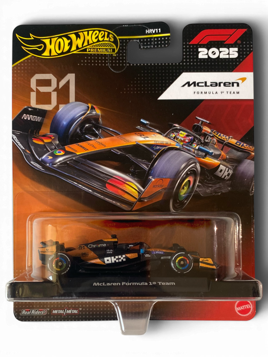 Hot Wheels Premium Mclaren Formula 1 Team #81