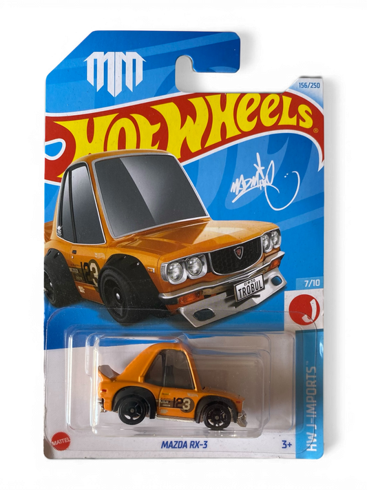 Hot Wheels  Mazda RX-3 (HW J-Imports) Mad Mike Orange