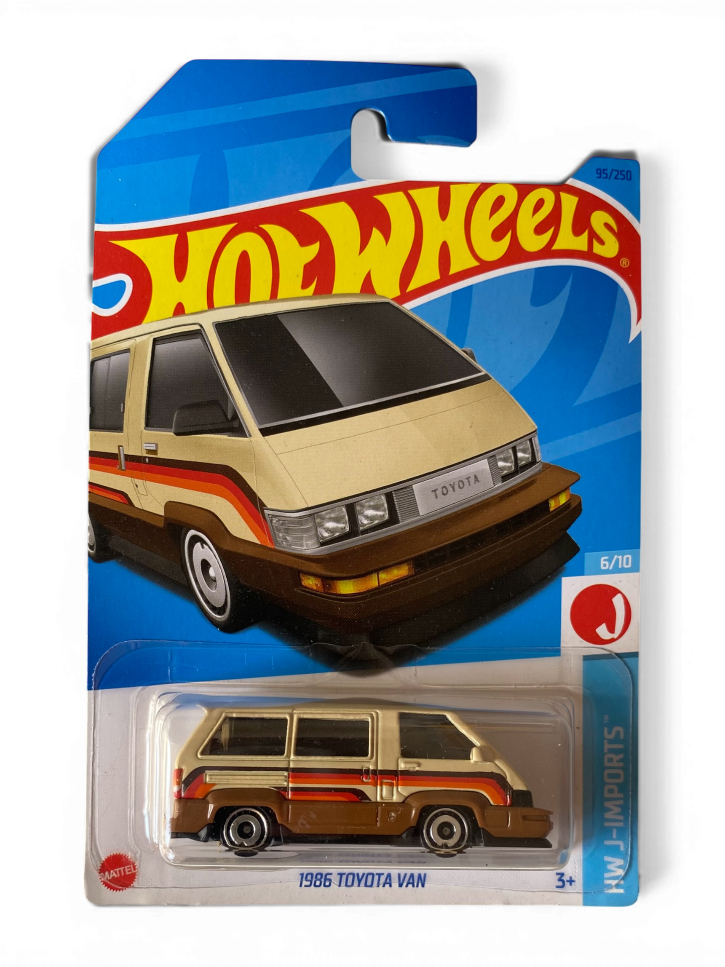 Hot Wheels  1986 Toyota Van (HW J- Imports) Yellow