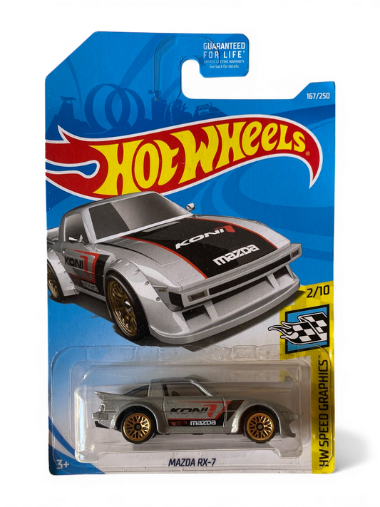 Hot Wheels  Mazda RX-7 (HW Speed Graphics) Silver