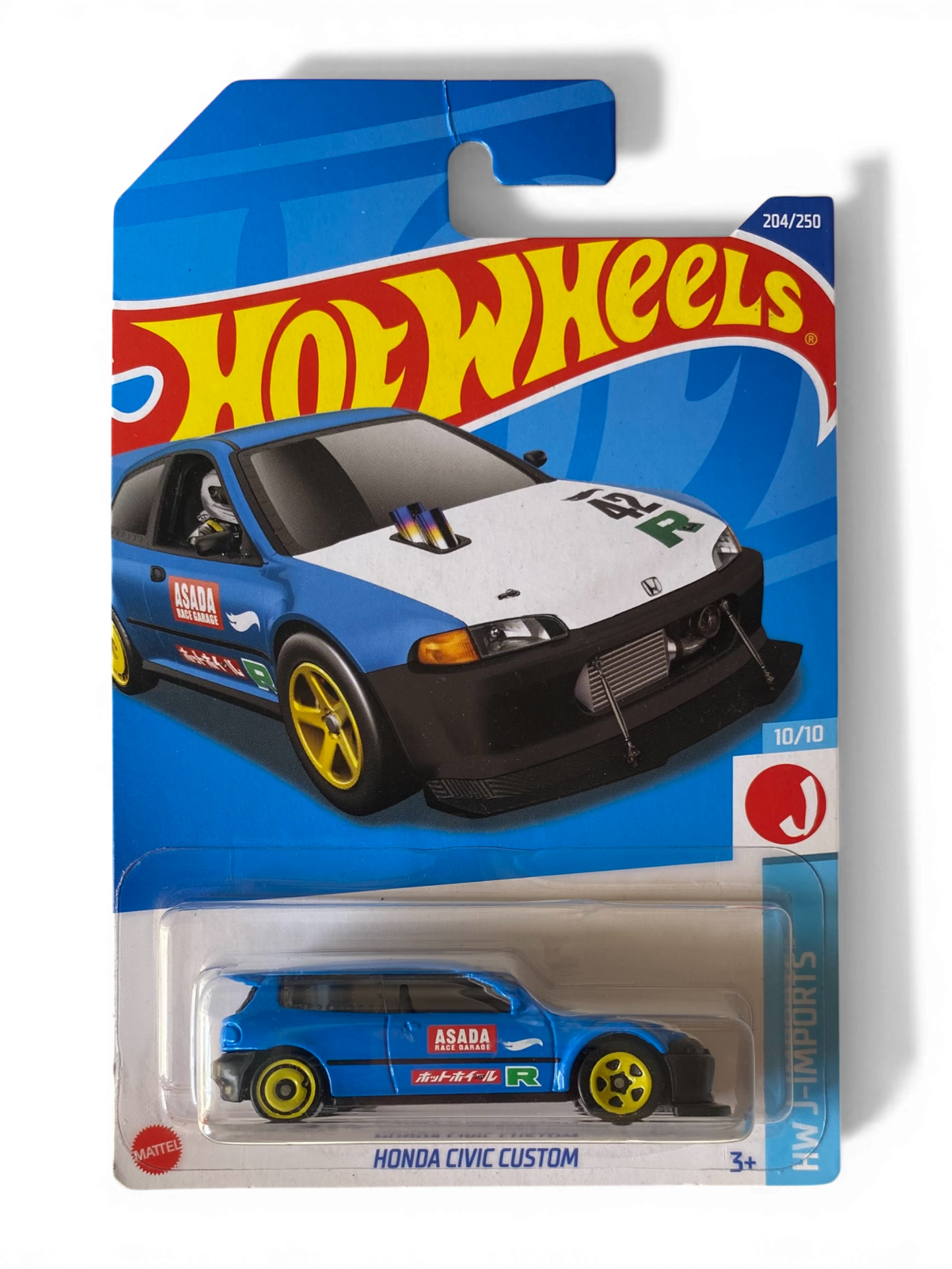 Hot Wheels  Honda Civic Custom (HW J-Imports) Blue