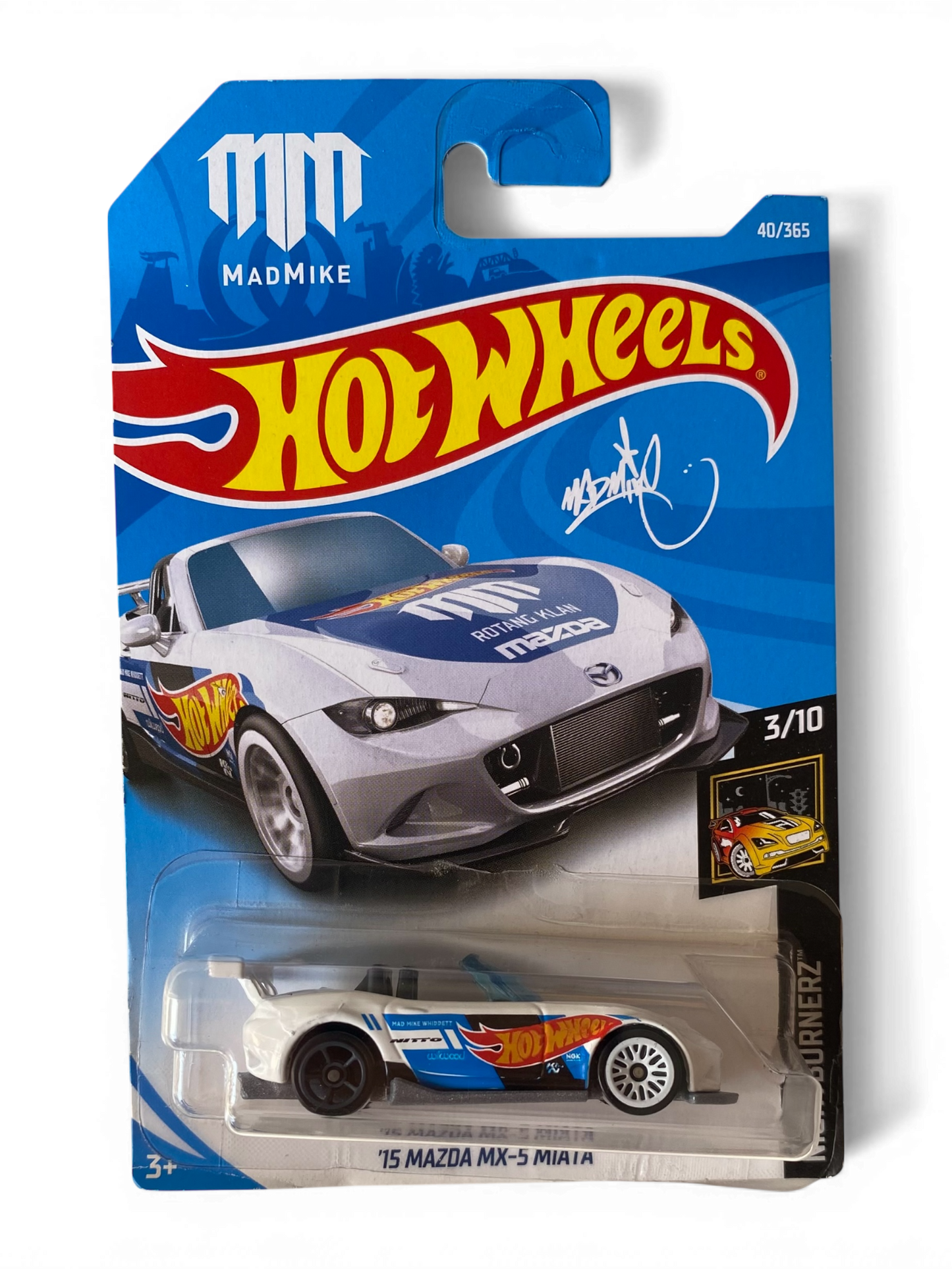 Hot Wheels  ‘15 Mazda MX-5 Miata (Nightburnerz) Mad Mike