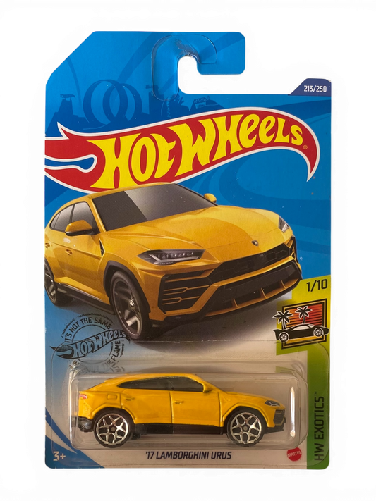 Hot Wheels  ‘17 Lamborghini Urus (HW Exotics) Yellow