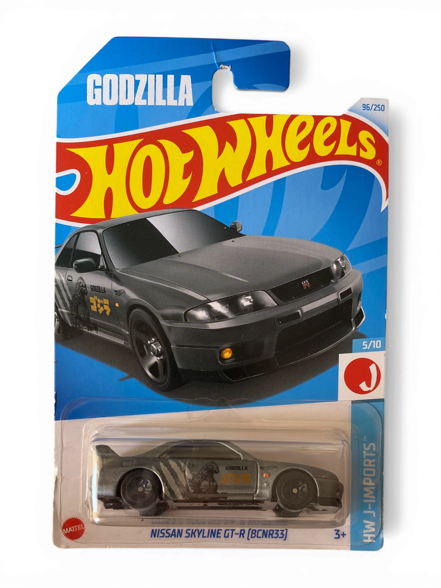 Hot Wheels  Nissan Skyline GT-R (BNCR33) (HW J-Imports) Godzilla Grey