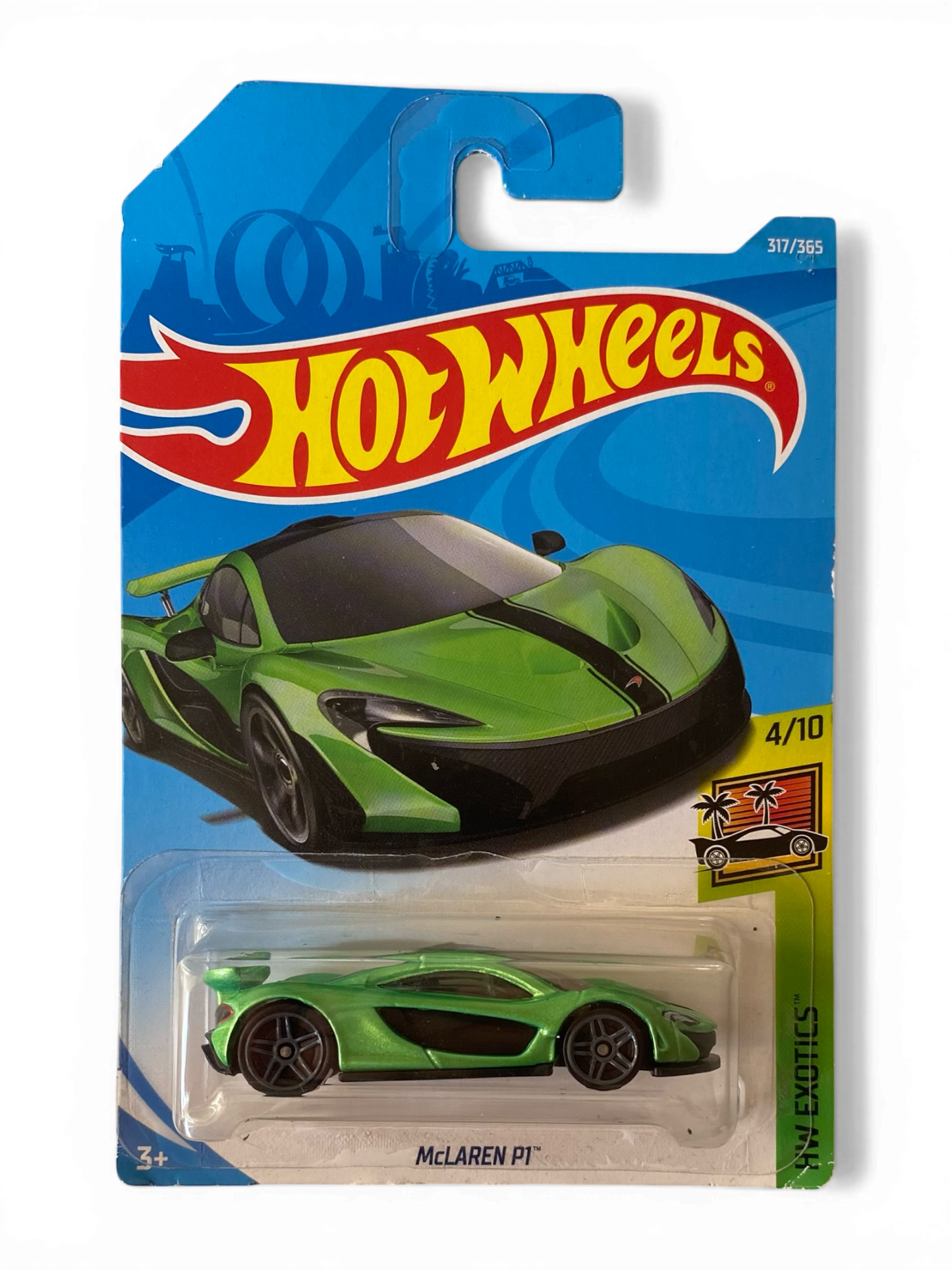 Hot Wheels  McLaren P1 (HW Exotics) Ghost Green