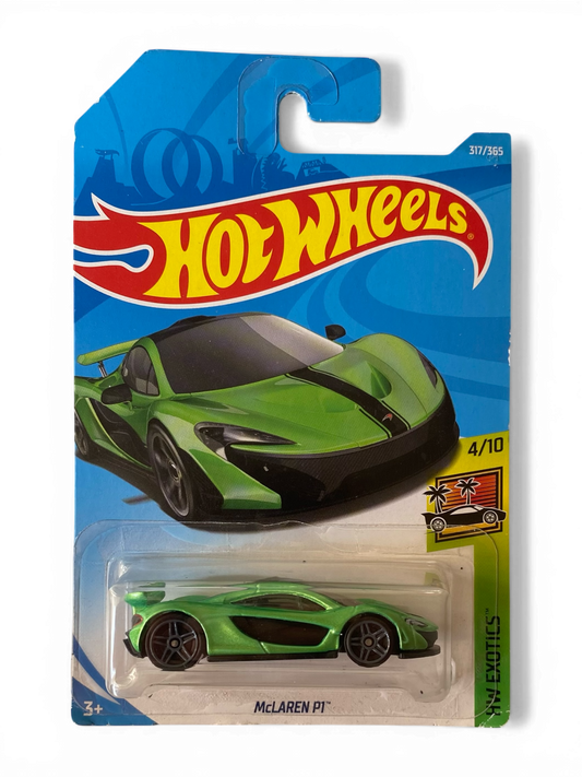 Hot Wheels  McLaren P1 (HW Exotics) Ghost Green