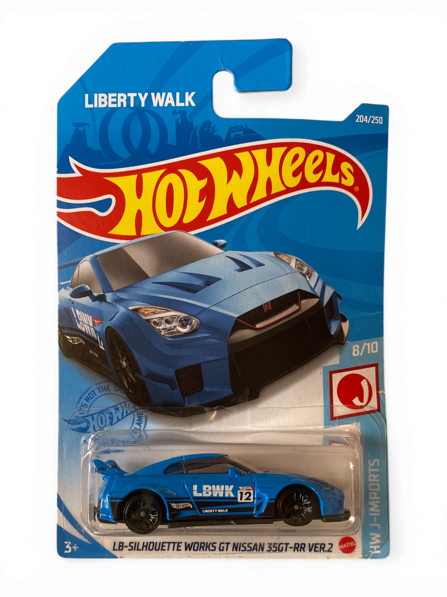 Hot Wheels  LB-Silhouette Works GT Nissan 35GT-RR VER.2 (HW J-Imports) Blue