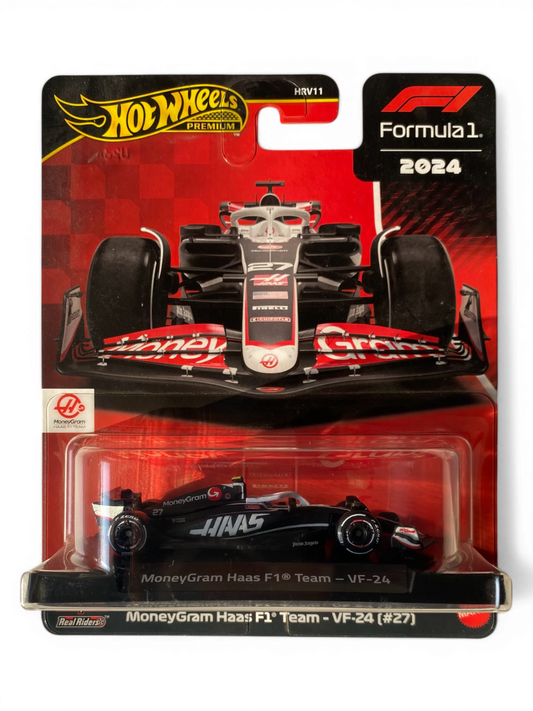 Hot Wheels Premium Formula 1 2024 MoneyGram Haas F1 Team - VF-24 (#27)