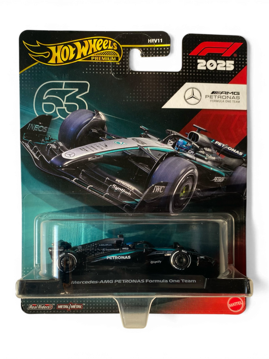 Hot Wheels Premium Formula 1 2025 Mercedes-AMG Petronas Formula One Team (#63)