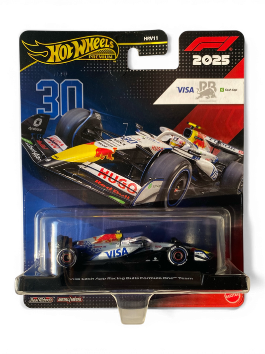 Hot Wheels Premium Formula 1 2025 Visa Cash App Racing Bulls Formula One Team (#30)