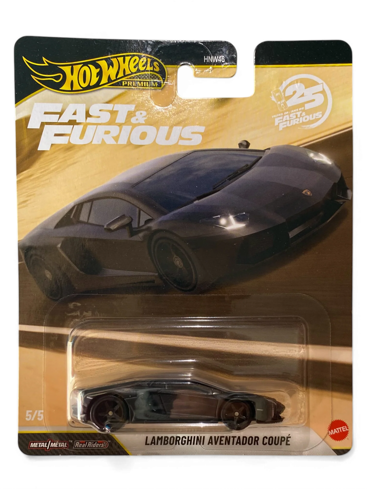Hot Wheels Premium  Lamborghini Aventador Coupé (Fast & Furious) Imported