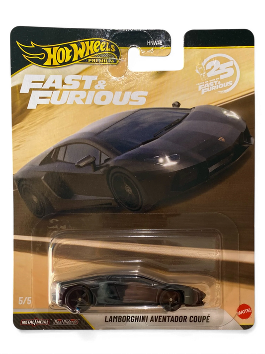 Hot Wheels Premium  Lamborghini Aventador Coupé (Fast & Furious)