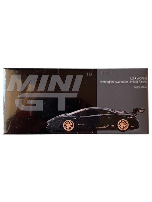 Mini GT  LB Works Lamborghini Aventador Limited Edition Matte Black
