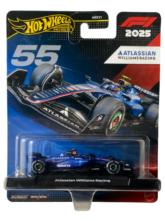 Hot Wheels Premium  Formula 1 2025 Atlassian Williams Racing (#55)